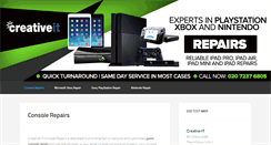 Desktop Screenshot of consolerepairs.org.uk